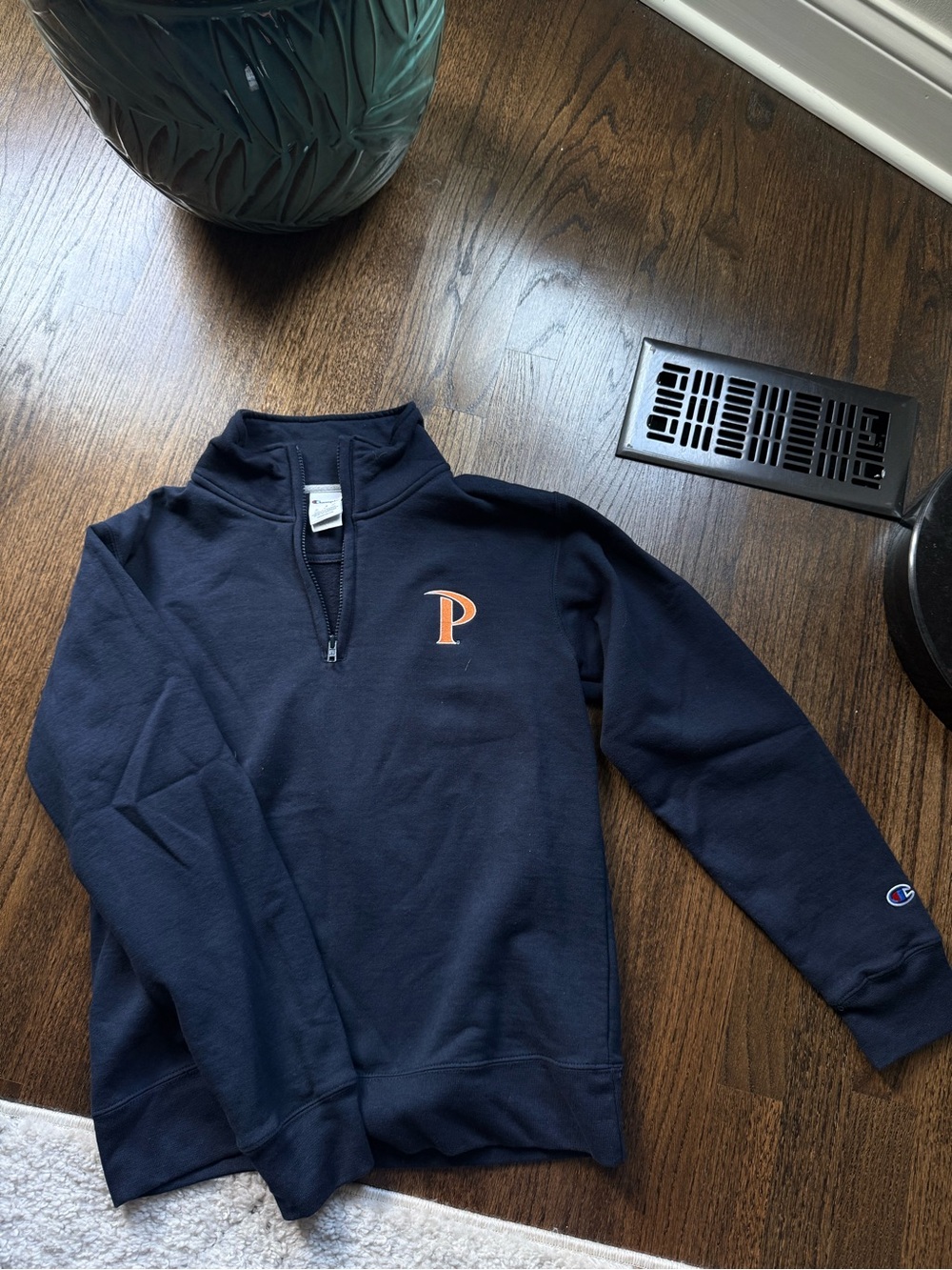 Pepperdine Champion Navy Quarter-Zip pullover